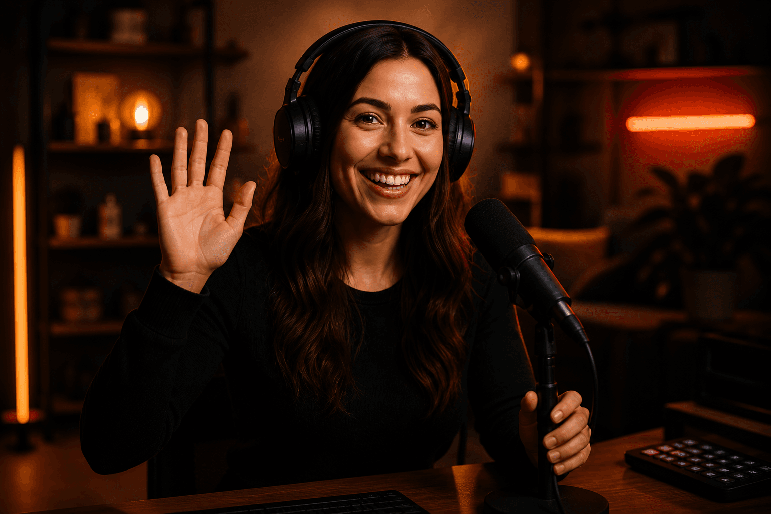 Live stream studio interface preview